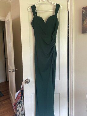 Windsor | Dresses | Windsor Alexia Formal High Slit Illusion Dress |  Poshmark